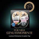 SHEBA Perfect PORTIONS paté för katter med lax, MSC-certifierad, 8 x 3 x (2 x 37,5g) = 225g (Förpackningen kommer att uppdateras)