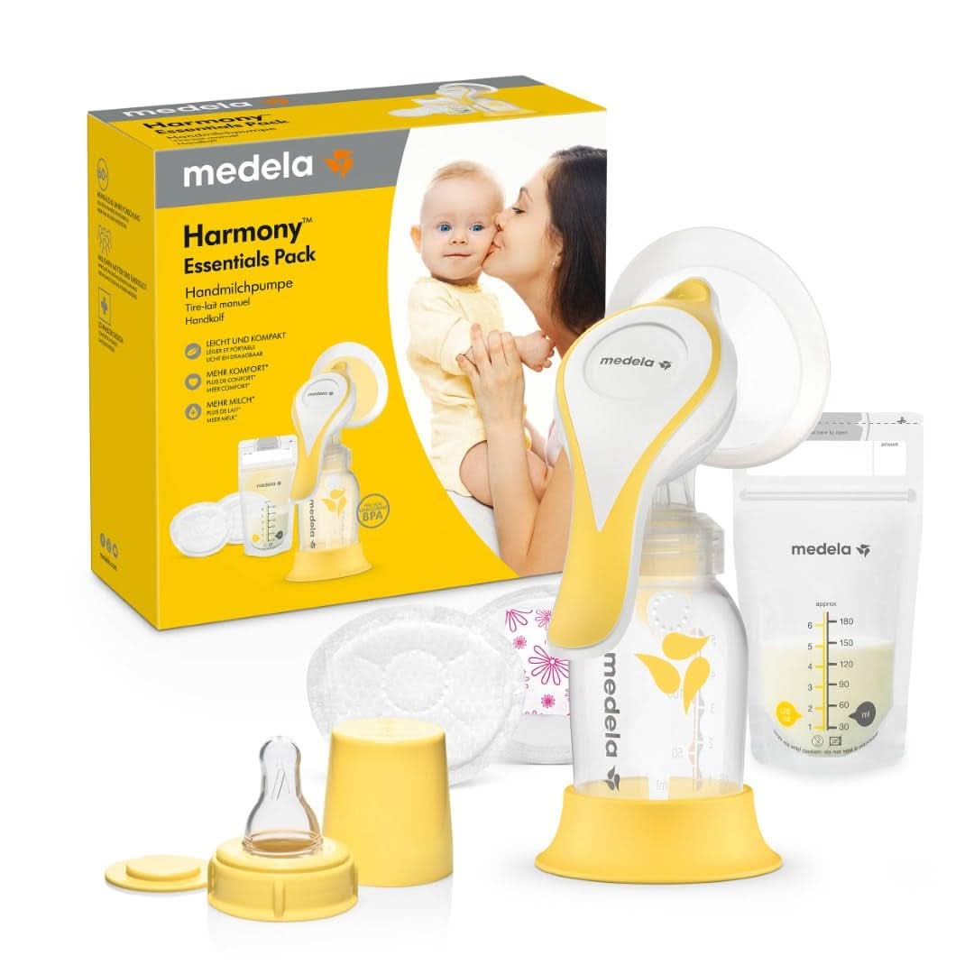 Medela Bröstmjölksuppsamlare gjord av silikon Tillbehör Mat och Amning Bebe Naty Shop Handmilchpumpe Im Set