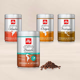illy, Kaffeebohnen Arabica Selection Costa Rica, 100% Arabica med karamell-, Schokoladen- och Vanillenoten, süßer Gesmack, 1 Dos mit 250g
