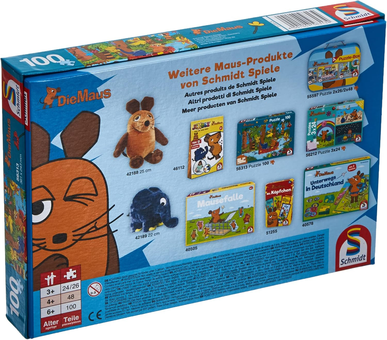Musen i djungeln (barnpussel) Puzzle Naty Shop
