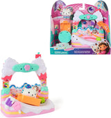 DREAMWORKS GABBY'S DOLLS HOUSE: THE MOVIE - Kuchi's Sweet Balcony Playset med dockskåpsfigurer och tillbehör för barn från 3 år och uppåt
