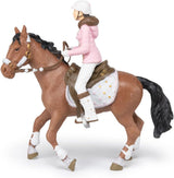 PAPO - Hästfigur - Rider Fashion Winter, passion för ridning, leksak för barn från 3 år. Naty Shop actionfigurer