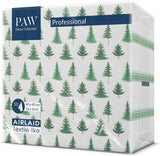 PAW - Airlaid servetter (40 X 40 Cm) I 50 delar I Perfekt för jul, vinter, helgdagar I Julaftons bordsdekorationer I Airlaid tygliknande servetter Vintergrenar I Vintergrenar