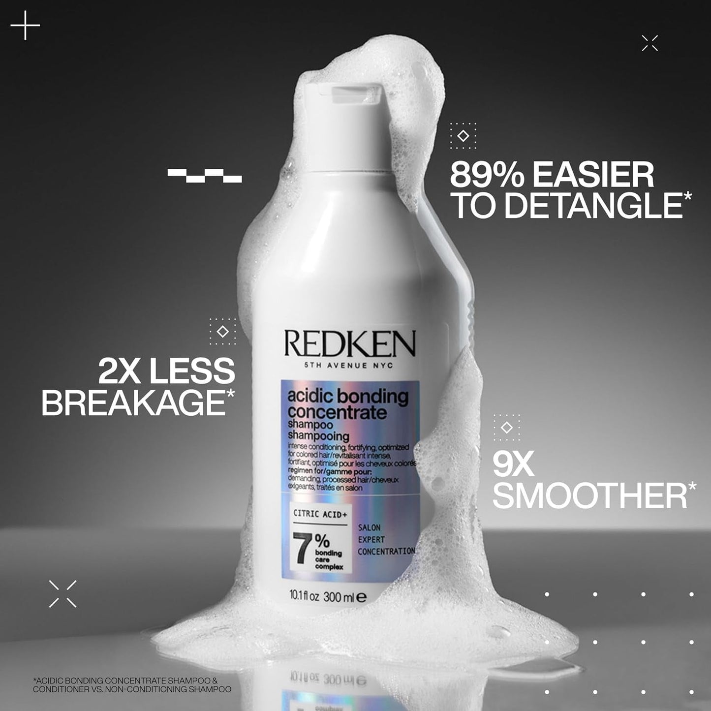 Redken Acidic Bonding Shampoo Concentrate för färgat hår, 300ml Redken dusch och bad