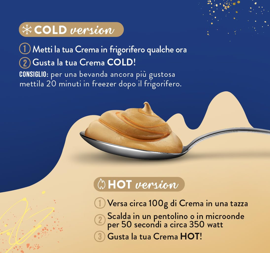 Caffè Borbone Baileys Kaffeecreme - Creme auf Milchbasis med lactosfreiem, löslichem Kaffee, med Baileys - laktos- och glutenfrei - 550-Gramm-Kartonpackung