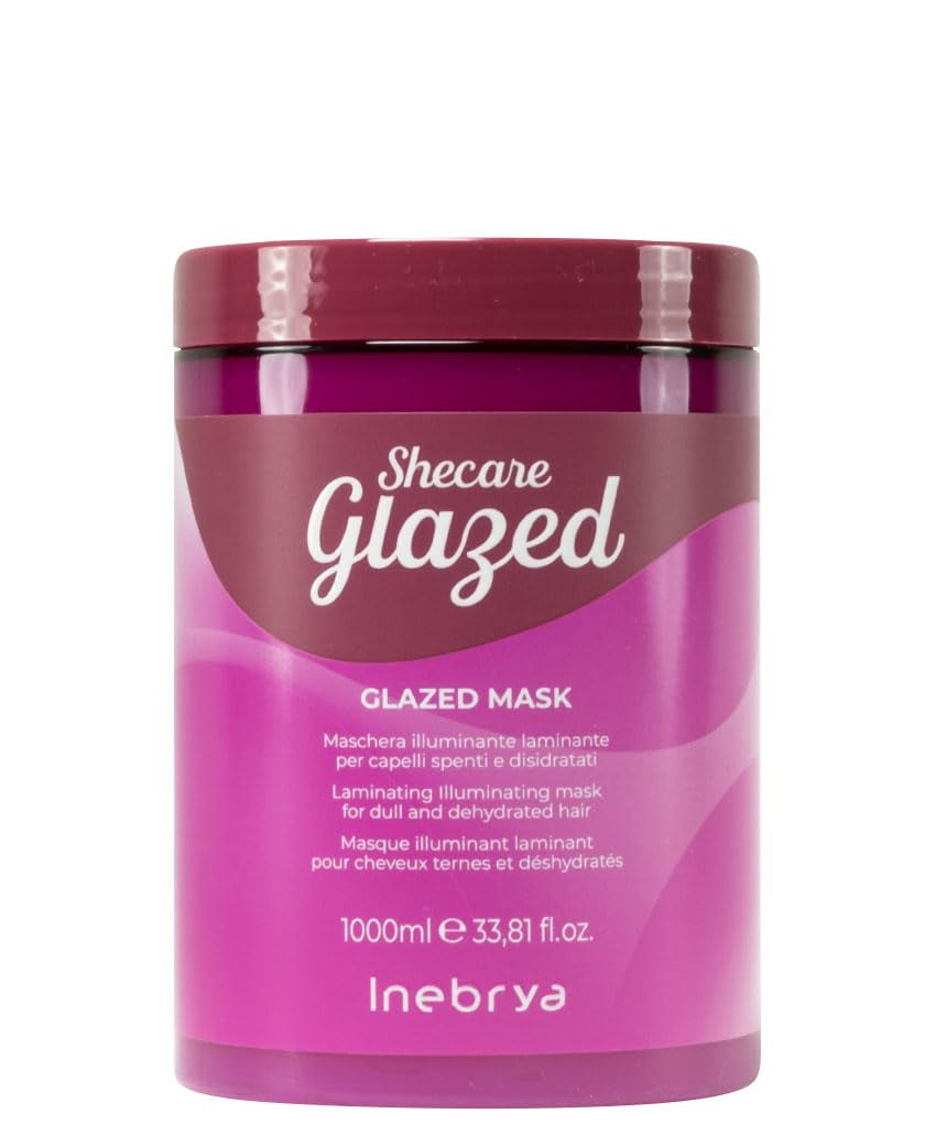 Shecare Glazed Brightening Mask för tråkigt och uttorkat hår Naty Shop Hair Mask Standardtitel