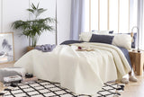 Todocama Fine Boutique Överkast Diamantmönster Vår Sommar Höst Vinter 100 % Extra Mjukt Mikrofiber Multifunktionellt Överkast 105-200 X 260 cm Beige Sängar och filtar Besuche den Todocama-Store