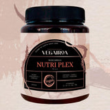 VEGAIROA - Nutri Plex Mask - Intensivvård - Djup fuktgivande vård - Frizz skyddande effekt - För torrt hår - Professionell vegansk frisörprodukt - 1000g Naty Shop hårmask