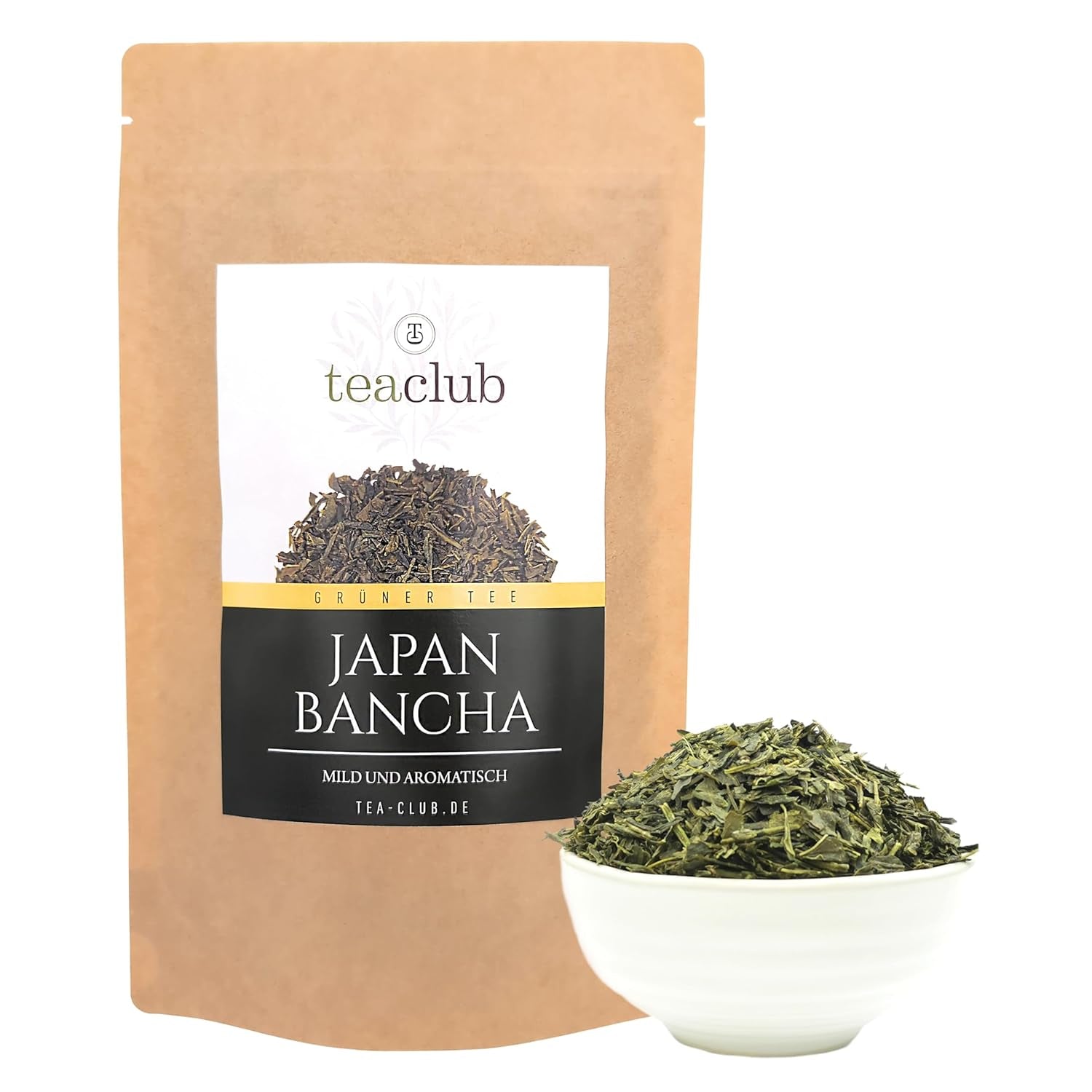 Bancha japanskt grönt te löst 100 g, aromatiskt och delikat japanskt grönt te, Teaclub Green Tea
