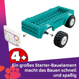LEGO Friends Heartlake City Glassbil Låtsaslekset 2 figurer och en kanin Byggset 4 år gamla flickor Leksakskaraktär Minifigur Byggleksak 42644 Byggset Besuche den LEGO-Store