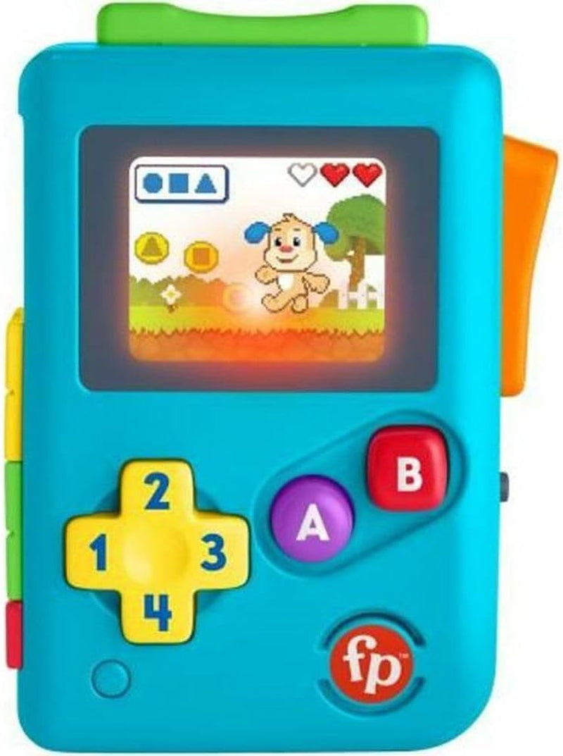 Fisher-Price HBC86 - Inlärningskul Lil' Gamer, musikalisk inlärnings- och aktivitetsleksak, tysk version, för spädbarn och småbarn från 6 till 36 månader Babyleksaker Naty Shop France Multi