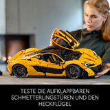 LEGO Technic Mclaren P1 Super Sports Car Set För Vuxna Bilfans Present V8 Kolvmotor 7-växlad växellåda Skalmodell Billeksaksbilset 42172 Byggset Besuche den LEGO-Store