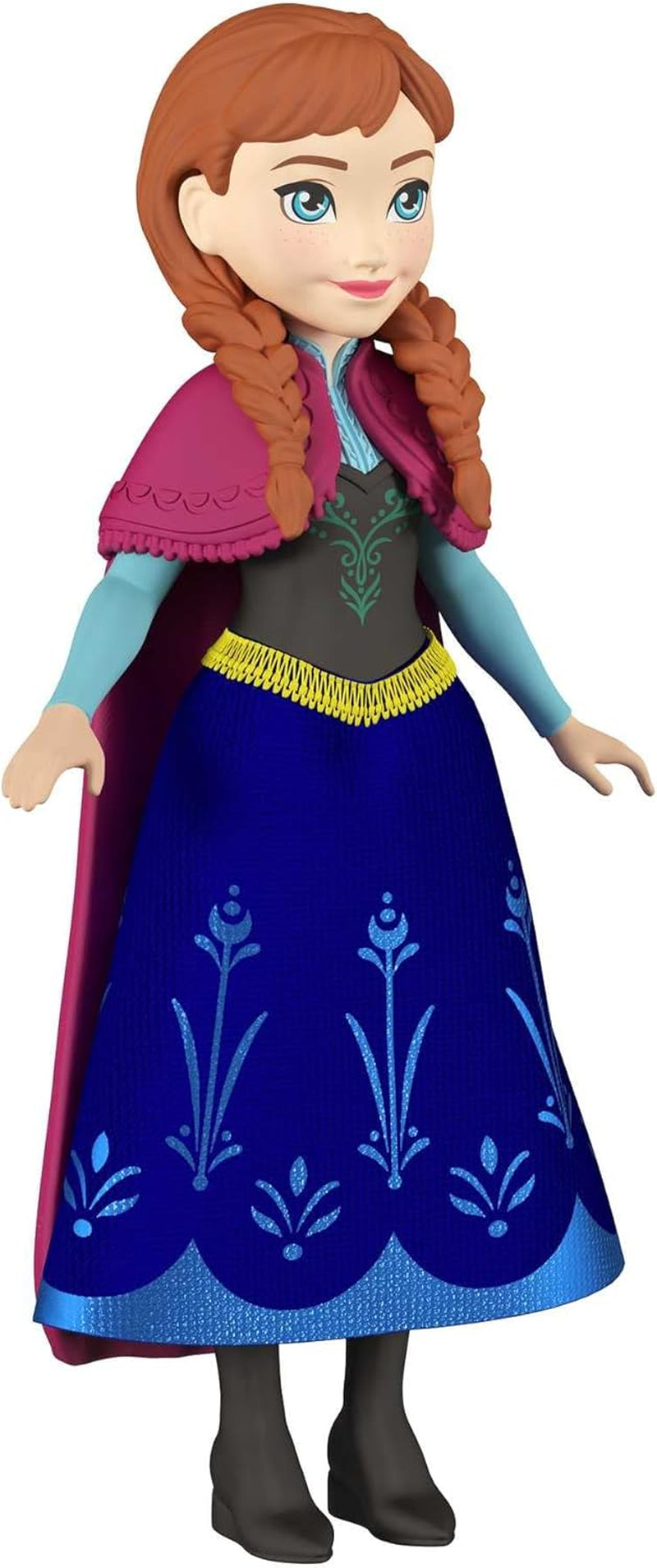 Mattel DISNEY Isdrottningen Anna & Sven docka och djurfigur, inspirerad av de animerade karaktärerna, rörliga lemmar, avtagbar kjol och cape, för barn från 3 år och uppåt, HLX03 Naty Shop Dolls