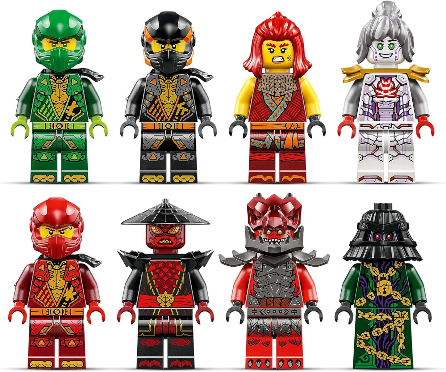 LEGO NINJAGO Lightbow Dragon - leksak med 8 minifigurer och ett Spinjitzu-hjul - interaktiv ninjabyggleksak för pojkar och flickor över 9 år - presentidé för fans 71836 Byggset Besuche den LEGO-Store