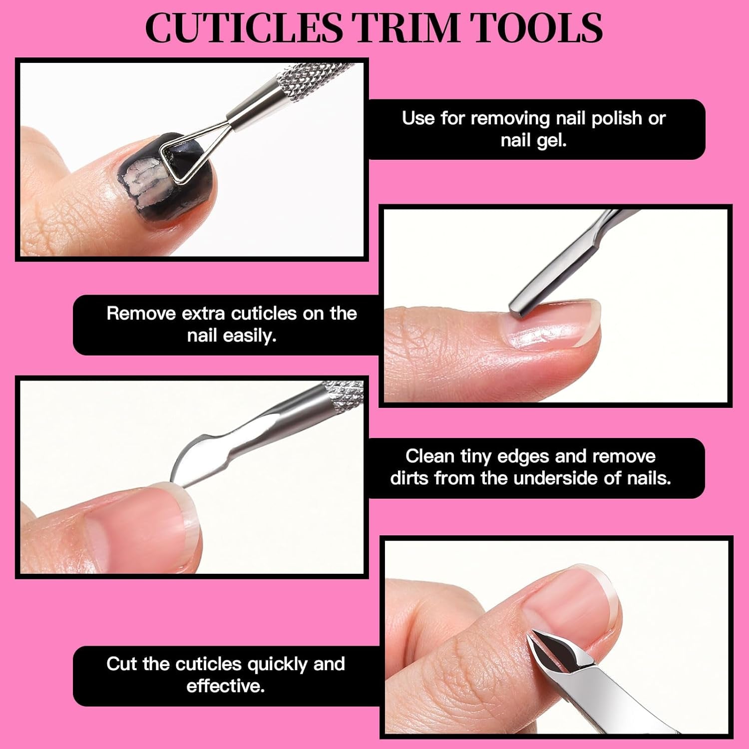 FANDAMEI Manikyr Set, Buffer Für Nägel, Nagelfeile 100/180, Nagelfeilen Für Gelnägel, Nagelhautschieber, Buffer Für Gelnägel, Feilen Für Gelnägel, Nagelzange, Nagelfeilen Set, Maniküre & Pedikyr Set