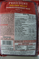 President - Golden Sella Basmati Rice, (1 X 10 KG)