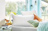 Kudde, Bomull, Percale, 50 X 70 Cm, Fin finish, Komfort, Percale, 100 % bomull, Hög kvalitet, Mjuk, Tillverkad i Frankrike, Vit 73130220 Naty Shop Standardkuddar