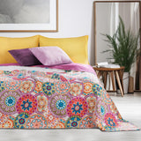 Avkokning 12222 Överkast 200X220 Cm Rosa Violet Vit Färgat Antracit Överkast Två sidor Färgat Rosa Vit Violett Quiltning Bibi Sängar och filtar Besuche den DecoKing-Store