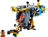 LEGO Technic Deep Sea Explorer Ubåtsbyggande leksak för barn 9 år gamla pojkar och flickor Kreativa födelsedagspresentidéer Byggbart fordon med roterande propellrar 42201 Byggset Besuche den LEGO-Store