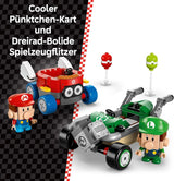 LEGO Mario Kart - Baby Mario vs. Baby Luigi Nintendo Samlarfigurer 2 Byggbara Speedmen-leksakspresent för pojkar, flickor och spelare från 8 år och uppåt Äventyrsleksak 72034 Byggset Besuche den LEGO-Store