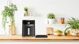 Tefal EY5018 Easy Fry & Grill Classic Air Fryer, 2 i 1-teknik (Air Fryer och Grill), XL, 4,2 liter för 6 portioner, 1550 watt Hushållsapparater Naty Shop