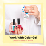 Makartt Blooming Gel Nagellack - 15ml Blooming Gel Nagellack Extender med marmorfärg, gelfärg, DIY-manikyr-nageldesign, blommor, djur, akvarell, magisk manikyrsats
