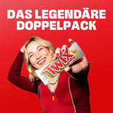 Twix vita chokladkakor; kola, kex, vit choklad; flera paket choklad; 5 barer (5 x 46 g)
