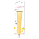 Scrapcooking - Pastellgul sockerpenna - Gul skrivsocker 25g - Dekorativ matsockerpenna - Skriva och rita - Märkning av fondant, glasyr, kakor - 6804