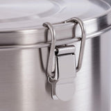 Tatonka Matskål - Matbehållare / skål i rostfritt stål - Med lock, fästklämmor och volymskala - 0,5L / 0,75L / 1L volym Matförvaringslådor Naty Shop