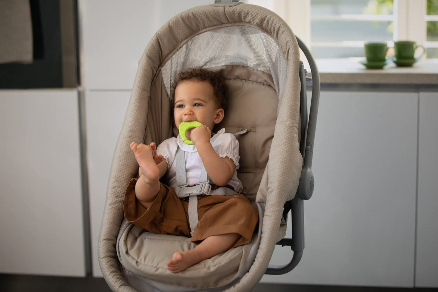 CHICCO - Mjuk tandring 2 månader + Grön