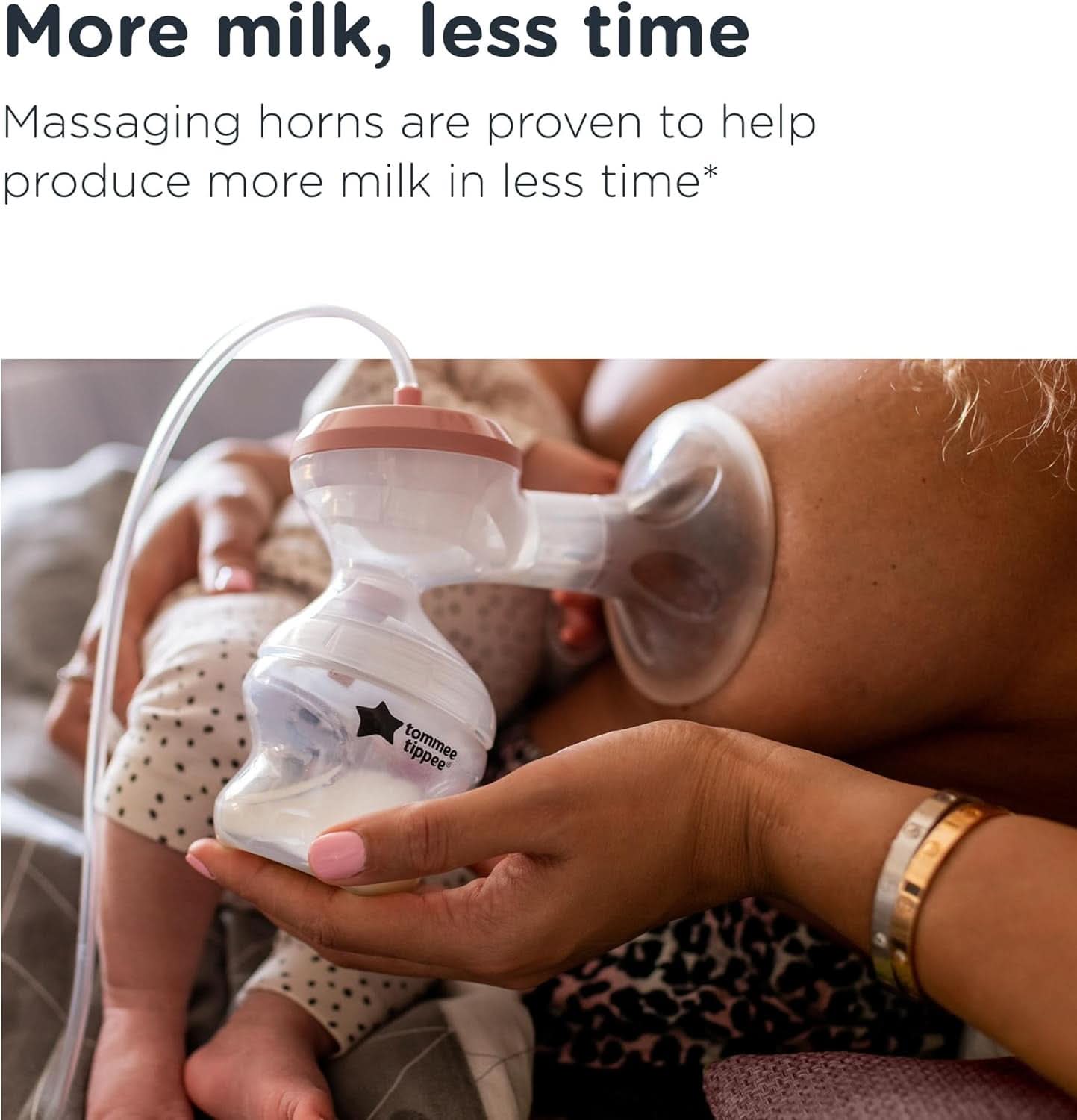 Tommee Tippee Made for Me Unik elektrisk bröstpump, starkt sug Tillbehör Mat och amning Bebe Naty Shop