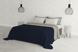 Italienska sängkläder Estivo enkelsäng, linne, Aqua, 170 X 270 Cm Täcken och täcken Naty Shop Grigio Chiaro/Blu Scuro 260 X 270 Cm