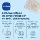MAM Newborn-set, presentset, bestående av: 2 x Anti-kolik-flaskor 160 ml, 1 x Anti-kolik-flaska 260 ml, 1 x Original Start-napp, 1 x Brosch för napp, från 0 månader, Neutro