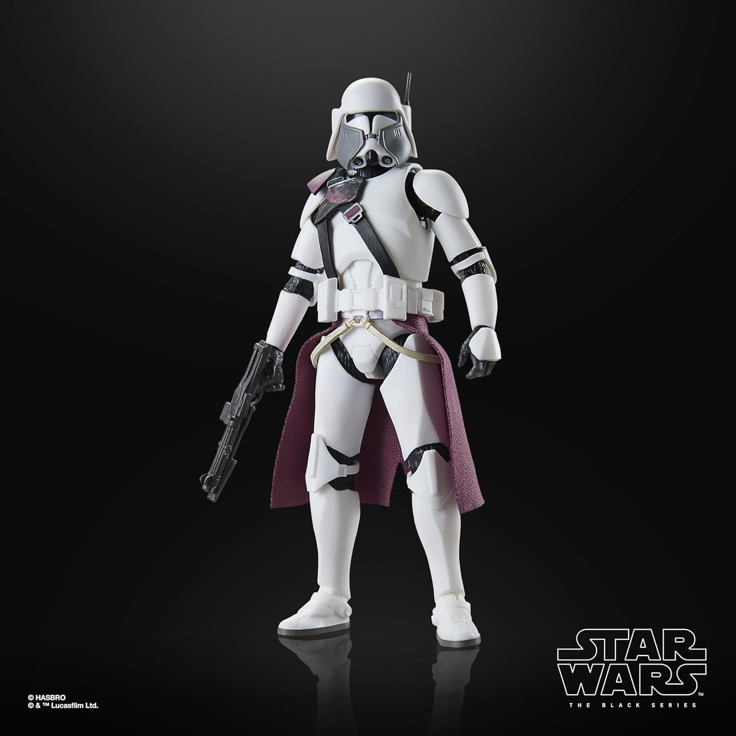Star Wars Black Series Clone Commander Bacara, Star Wars: Ahsoka Premium Samlarfigur (15 cm) Actionfigurer Naty Shop
