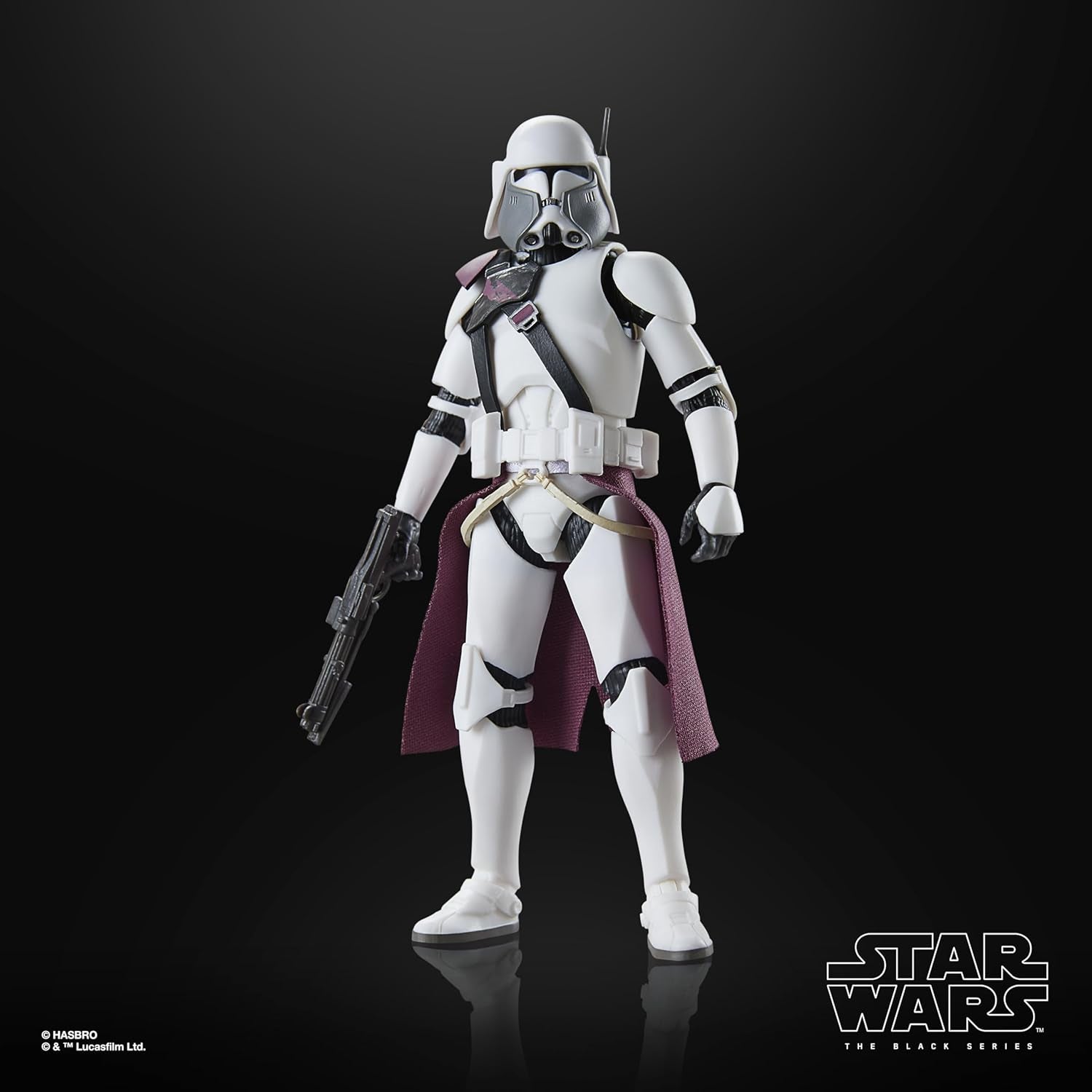 Star Wars Black Series Clone Commander Bacara, Star Wars: Ahsoka Premium Samlarfigur (15 cm) Actionfigurer Naty Shop