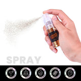 Ätbart Glitter - 10G, Rose Gold Drink Glitter, Ätbart Glitter Pulver, Matfärgningspulver, Guldpulver, Metalliskt Glitterpulver, Glitter Spray för Cocktails, Choklad, Kakor, Fondant