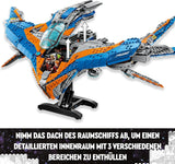 LEGO Marvel Guardians of the Galaxy: The Milano Building Spaceship Model with 4 Superhero Minifigures Avengers Flyer for Space Adventures Present för pojkar och flickor 76286 Byggset Beuche den LEGO-Store