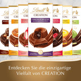 Bar Crème Brûlée Lindt Chocolate Creation | Crème Brûlée fyllning med krispig kola, toppad med den finaste mjölkchokladen | Chokladkaka | Chokladpresent, 150g