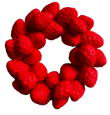 Ätlig sockerpastadekoration, Strawberry Crown Sockerpastadekorationer Naty Shop