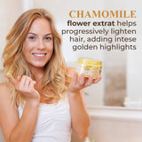 Intea Chamomile - Blond Reflections Hair Mask - Återfuktar och ger näring åt blont hår - 250 ML Naty Shop Hair Mask