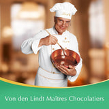 LINDOR vita chokladbollar, 1 kg och LINDOR | 1 kg återförslutningsbar påse | ca. 80 mjölkchokladbollar med myntafyllning | Bulkpaket, pralinpresent, chokladpresent