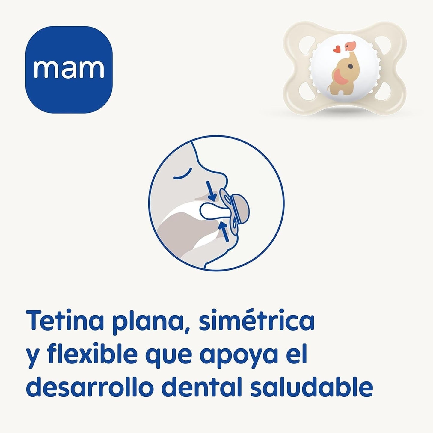 MAM Clip It-napp! Broach & Original S226 Skinsoft™ silikon, ultramjuk, för spädbarn från 0+ månader