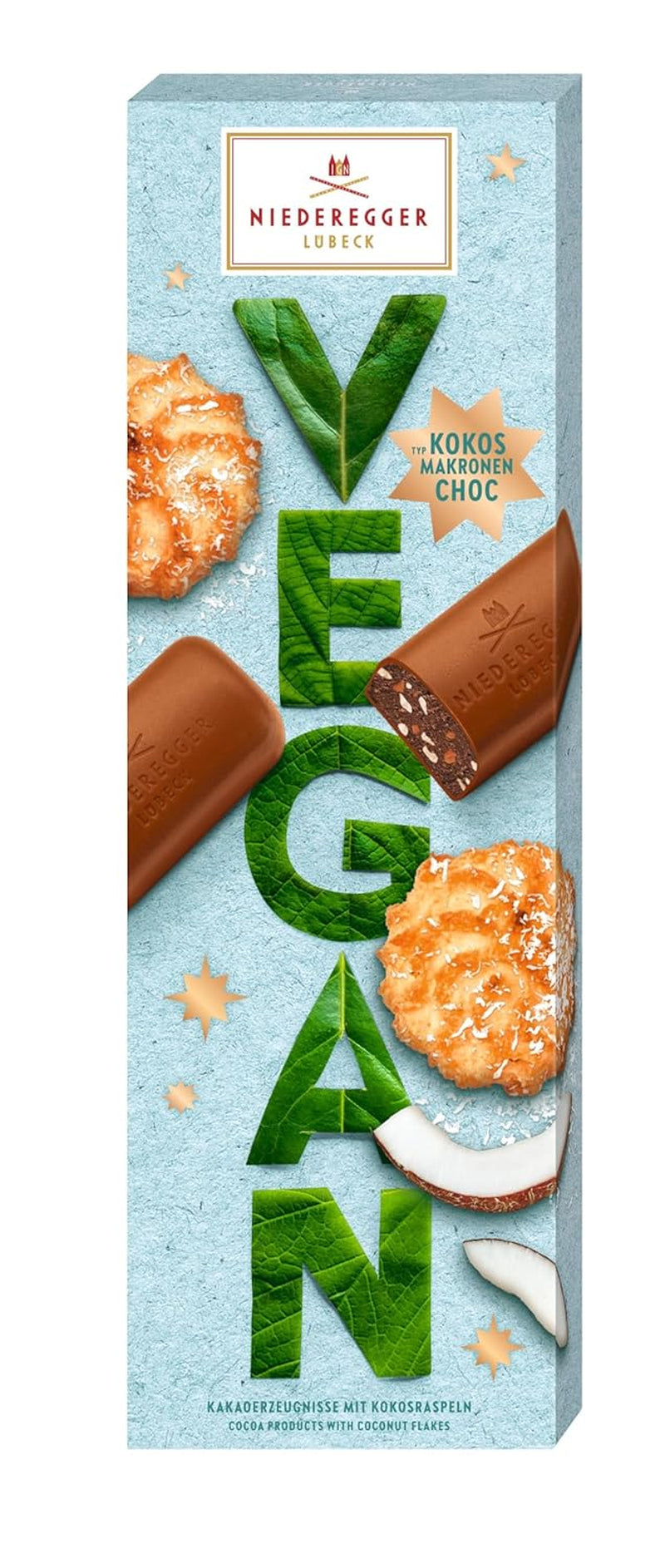 Niederegger Coconut Choc Macaroons VEGAN 100g