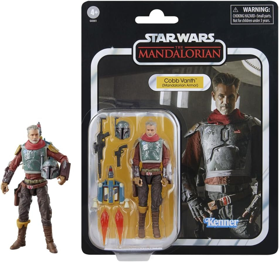 Star Wars Vintage Collection Cobb Vanth (Mandalorian Armor) Deluxe Zu Mandalorian Actionfigur Skala 9,5 cm Actionfigurer Naty Shop Standardtitel