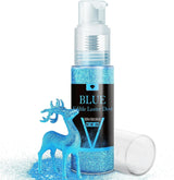 Ätbart glittersprayset - 20 g mat iriserande glitterdamm för drycker, champagne, kakor - ätbar metallisk matfärg för cocktails, vin, sprit, bakning, kakor