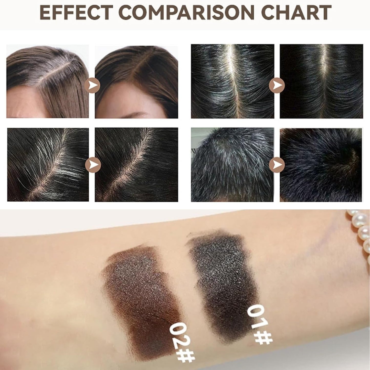 Hårfärgsstift Tillfällig hårfärg Läppstift Hårfärgning, Tillfällig läppstift Hårfärgning Vit färg Hårskydd DIY Makeup Stick Hårfärgning Svart Brun Hårfärgning Naty Shop