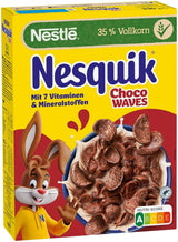 Nesquik Choco Waves, krispig frukost med chokladvågor, 330 gram Cereals Naty Shop