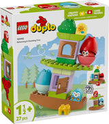 LEGO DUPLO träd för balansering och stapling, utvecklingsleksak, byggset för barn från 18 månader, kreativ leksak för barn, pedagogisk leksak med 2 leksaksfåglar 10440 Byggset Besuche den LEGO-Store