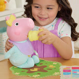 Peppa Pig 28 cm Evie Interactive Doll med 20 ljud och många funktioner, leksaksset för barn 3 år och uppåt