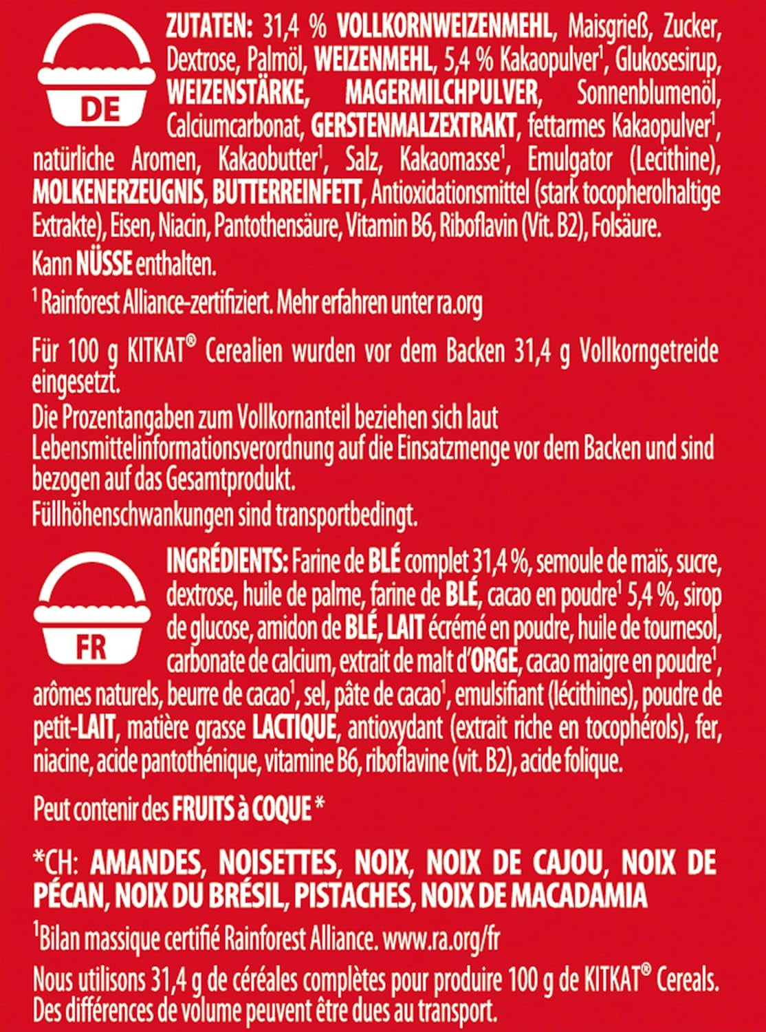 Nestlé flingor, krispiga frukostflingor med typisk rån och läcker choklad, 1 förpackning (1 x 330 g)
